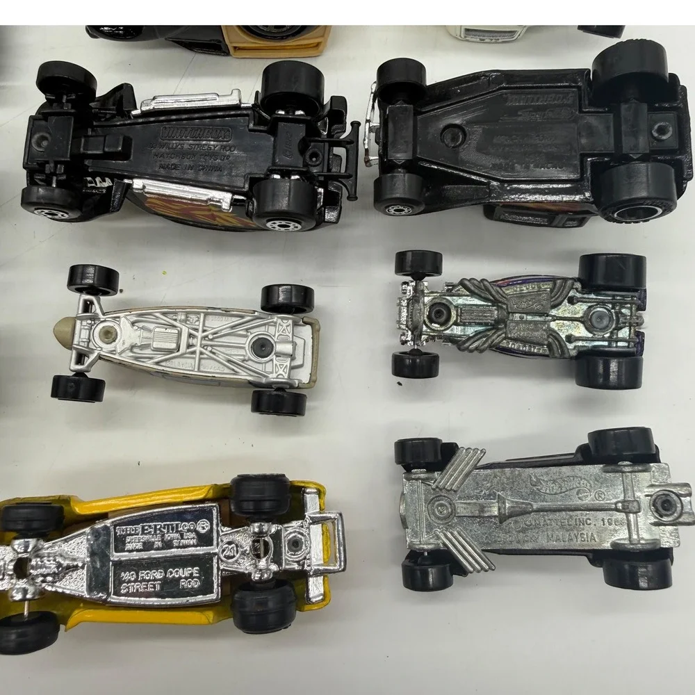 Hot Wheels Matchbox Ertl Diecast Hot Rod Street Rod Toy Car Lot of 20 Mixed Used